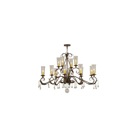 Long Windsor 14 Light 38" Wide Chandelier