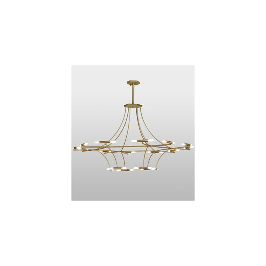 ISON 36 Light 87" Wide Ring Chandelier
