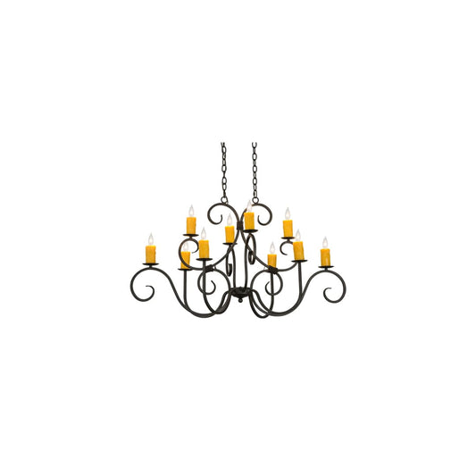 Clifton 10 Light 28" Wide Taper Candle Style Chandelier