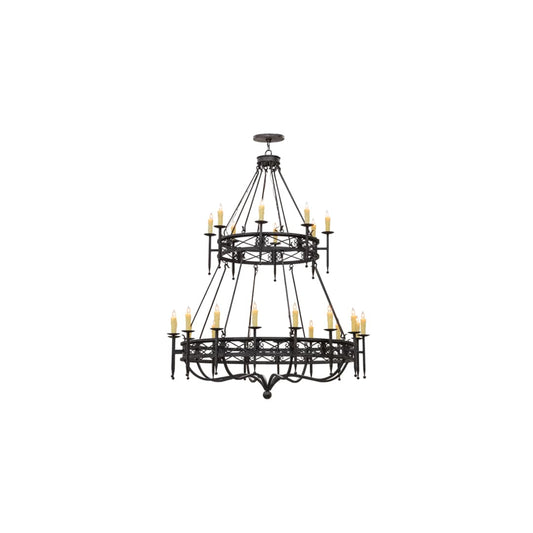 Gina 24 Light 70" Wide Taper Candle Style Chandelier