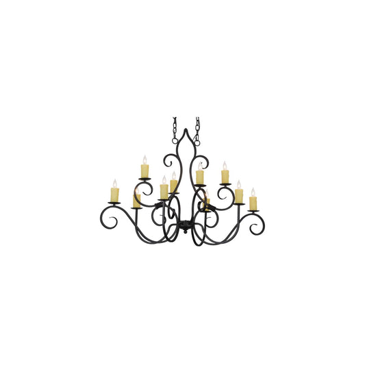 Clifton 10 Light 26" Wide Taper Candle Style Chandelier