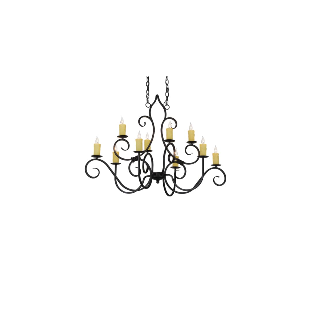 Clifton 10 Light 26" Wide Taper Candle Style Chandelier