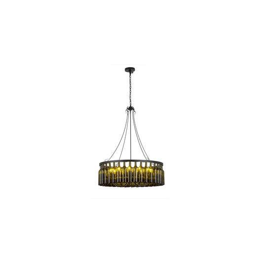 Tuscan Vineyard 12 Light 38" Wide Ring Chandelier