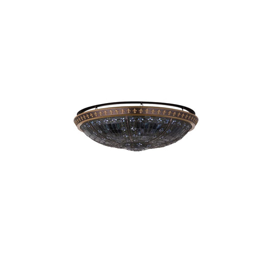 Fleur-de-lis 8 Light 47" Wide Semi-Flush Bowl Ceiling Fixture