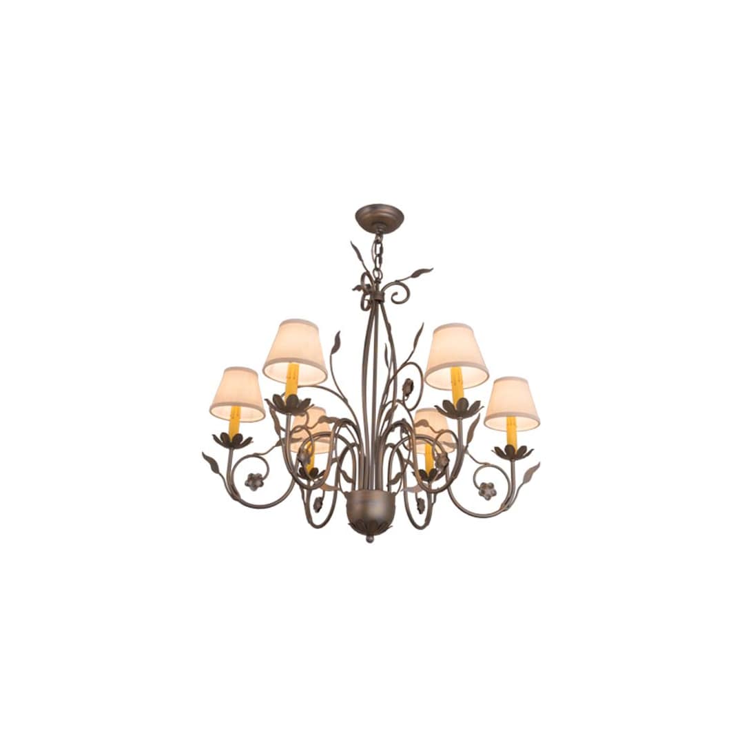 Bordeaux 6 Light 31" Wide Chandelier