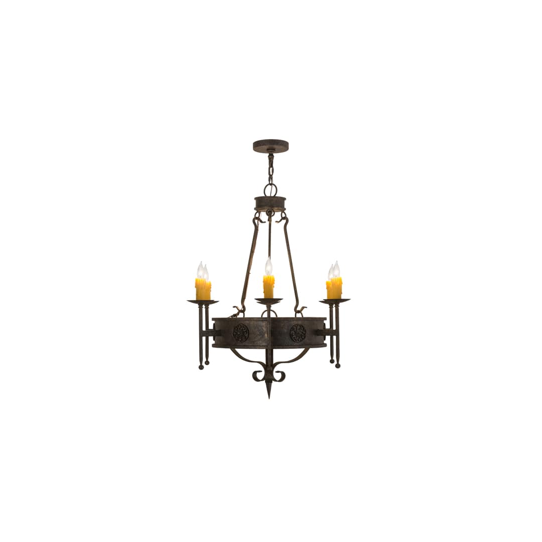Lorenzo 6 Light 30" Wide Taper Candle Style Chandelier