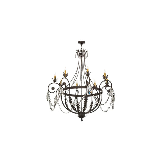 Antonia 8 Light 45" Wide Crystal Candle Style Chandelier