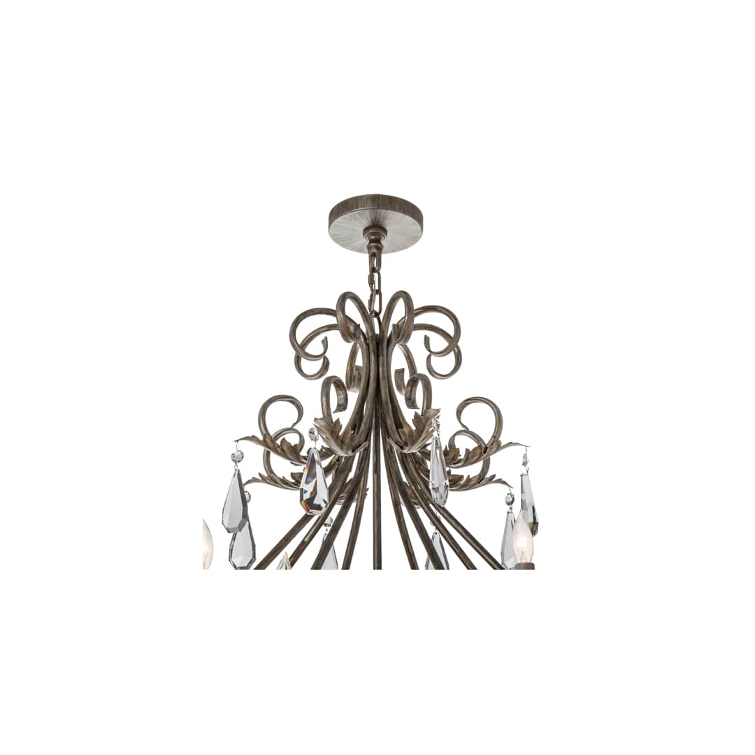 French Elegance 16 Light 60" Wide Crystal Candle Style Chandelier