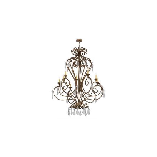 Josephine 10 Light 49" Wide Taper Candle Style Chandelier