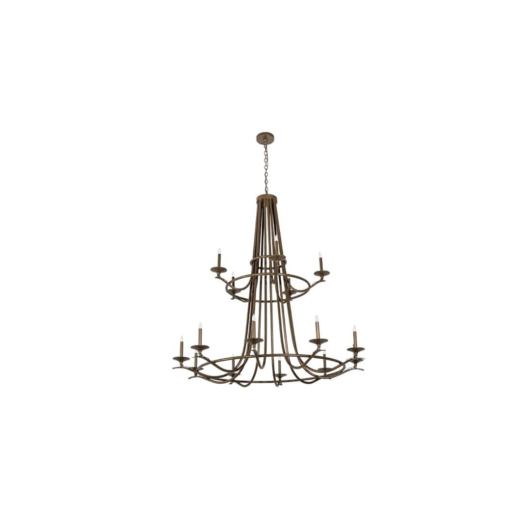 Octavia 15 Light 60" Wide Taper Candle Style Chandelier