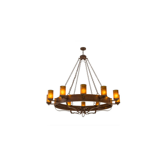 Parnella 12 Light 72" Wide Ring Chandelier