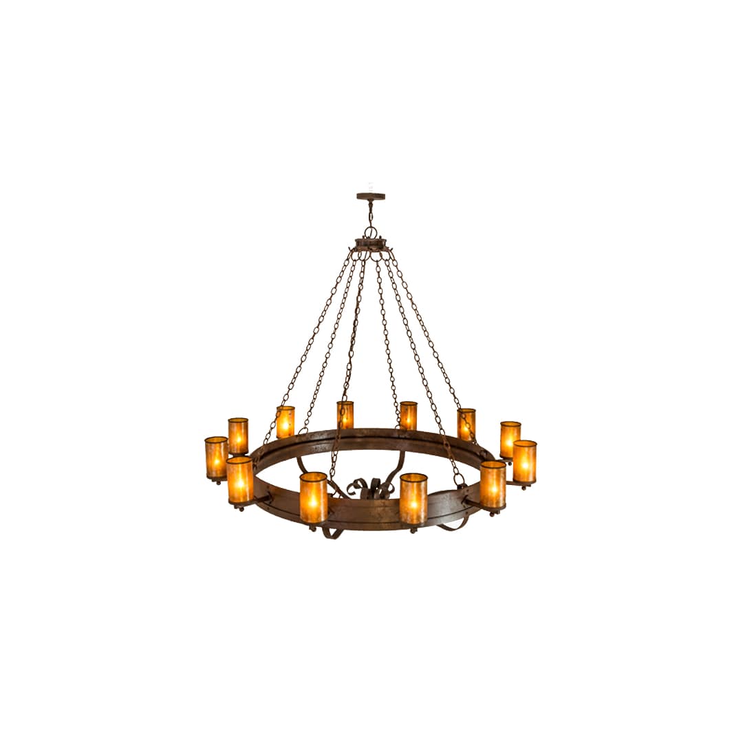 Parnella 12 Light 72" Wide Ring Chandelier