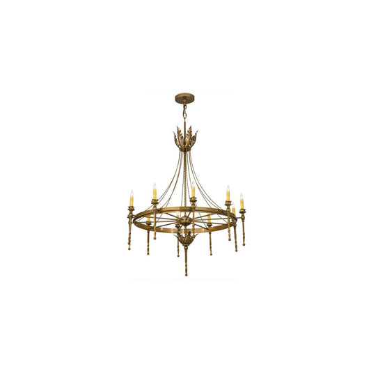 Amaury 10 Light 36" Wide Taper Candle Style Chandelier