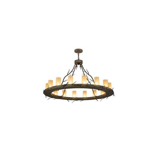 Loxley Branches 16 Light 49" Wide Ring Chandelier