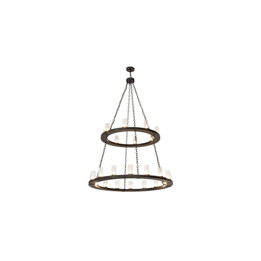 Loxley 24 Light 54" Wide Ring Chandelier