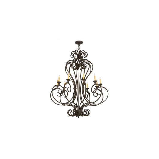 Josephine 10 Light 48" Wide Taper Candle Style Chandelier
