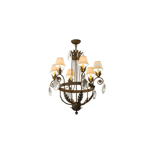 Antonia 6 Light 29" Wide Crystal Chandelier