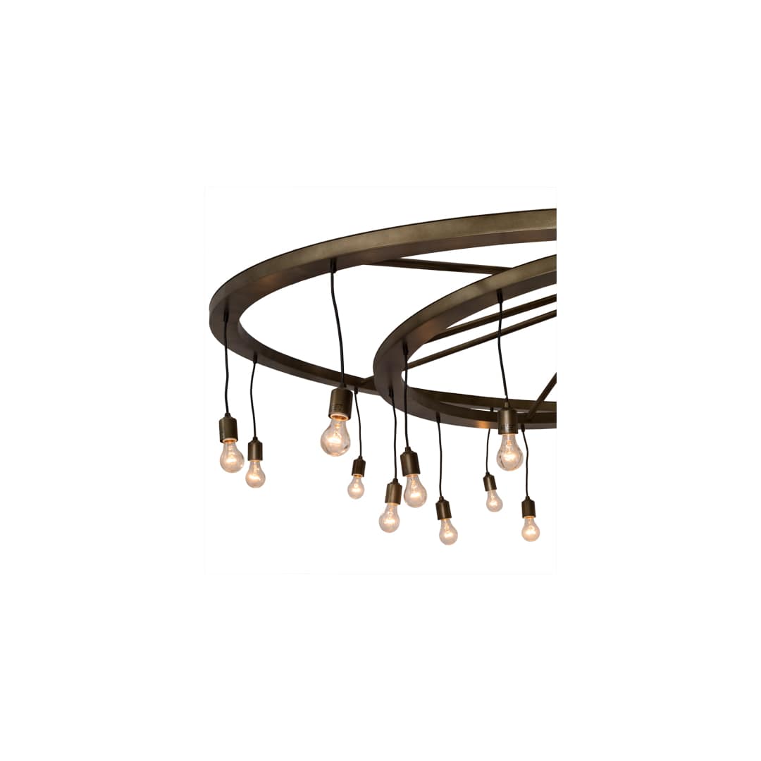 Donner 24 Light 95" Wide Ring Chandelier