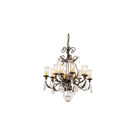 French Elegance 12 Light 36" Wide Crystal Chandelier