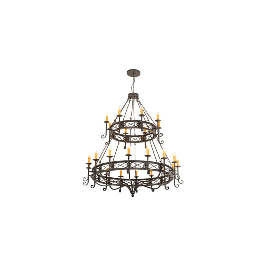 Gina 24 Light 72" Wide Taper Candle Style Chandelier
