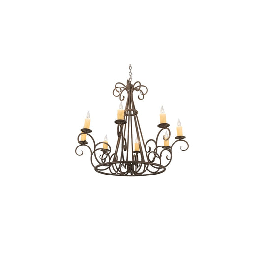 Marguerite 8 Light 42" Wide Taper Candle Style Chandelier