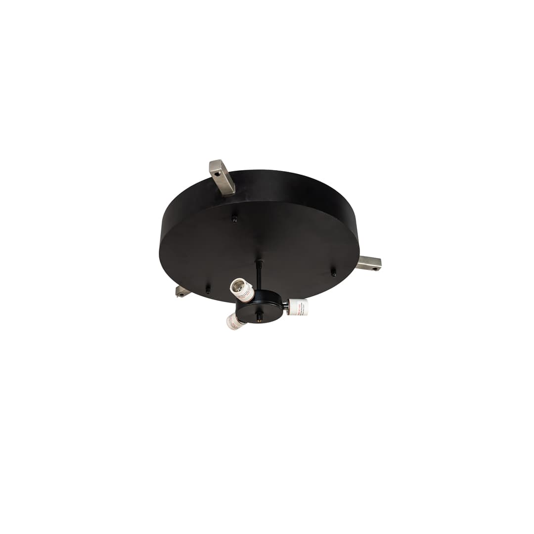 Nathan 3 Light 24" Wide Semi-Flush Drum Ceiling Fixture