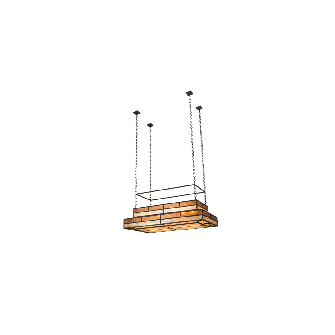 12 Light 72" Wide Linear Pendant