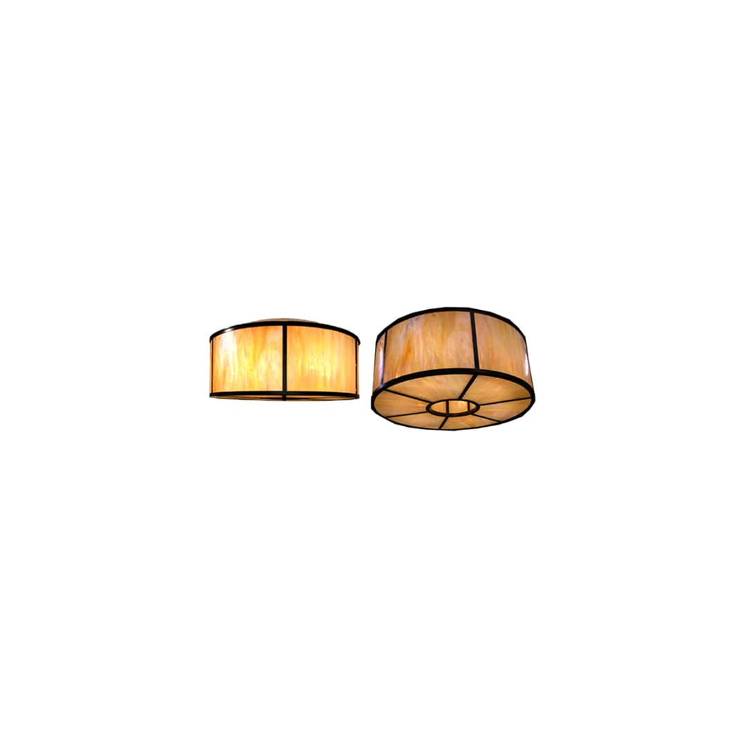 Mission Prime 6 Light 48" Wide Semi-Flush Drum Ceiling Fixture