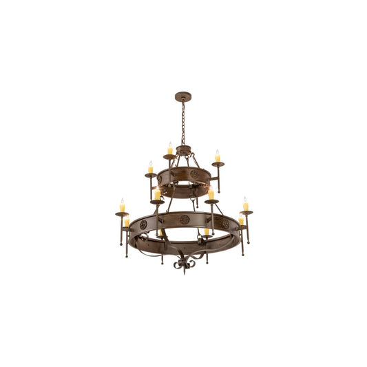 Lorenzo 12 Light 48" Wide Taper Candle Style Chandelier
