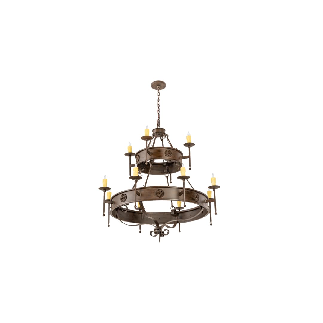 Lorenzo 12 Light 48" Wide Taper Candle Style Chandelier