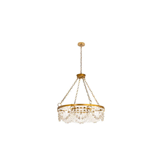 Sardinia 8 Light 36" Wide Crystal Ring Chandelier