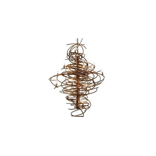 Cyclone 20 Light 40" Wide Taper Candle Style Chandelier