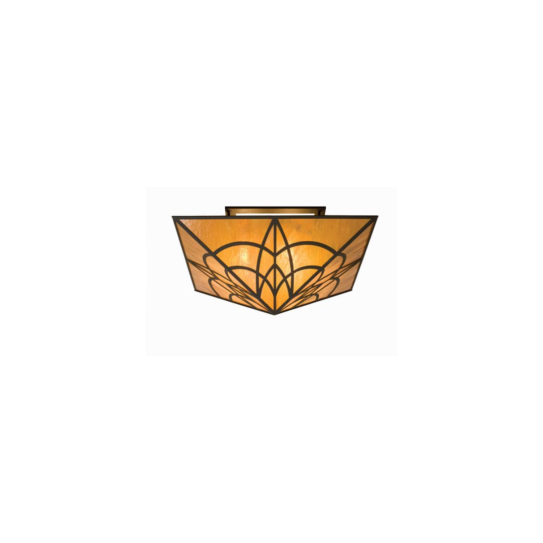Scottsdale Mission 4 Light 36" Wide Semi-Flush Ceiling Fixture