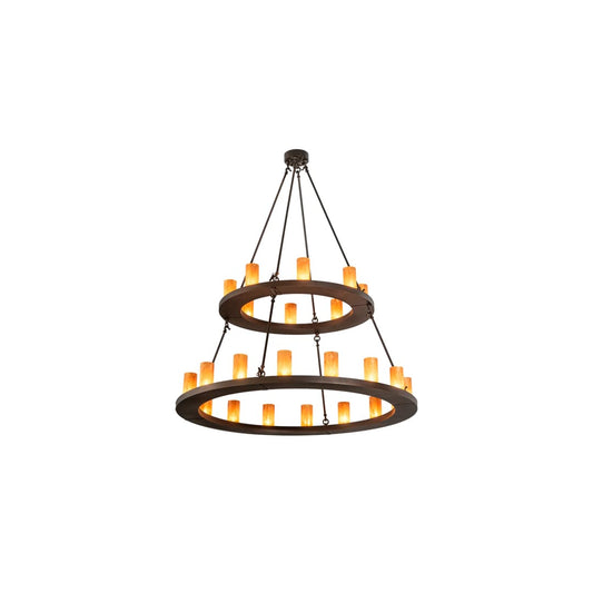 Loxley 24 Light 54" Wide Ring Chandelier
