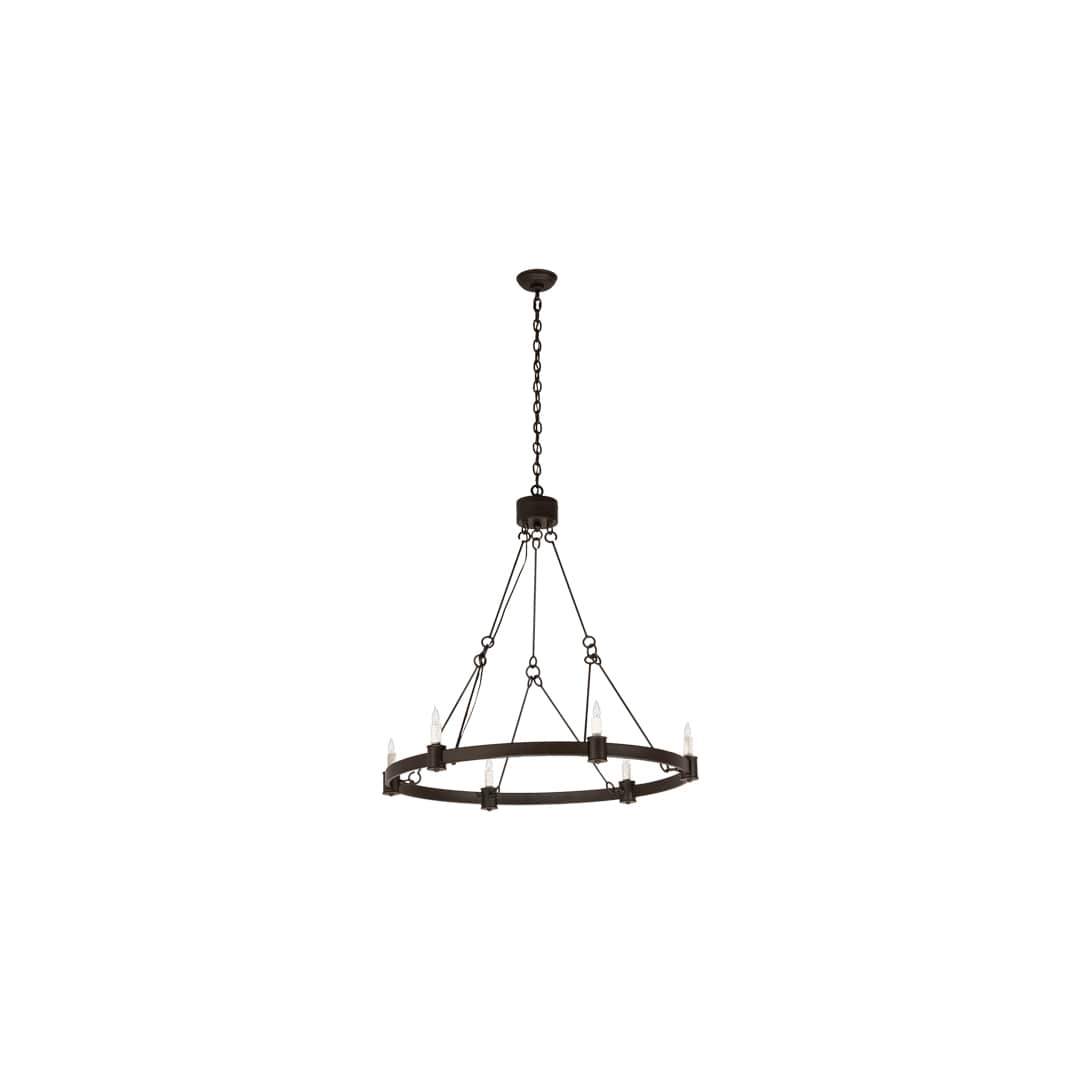 Kenosha 6 Light 36" Wide Taper Candle Style Chandelier