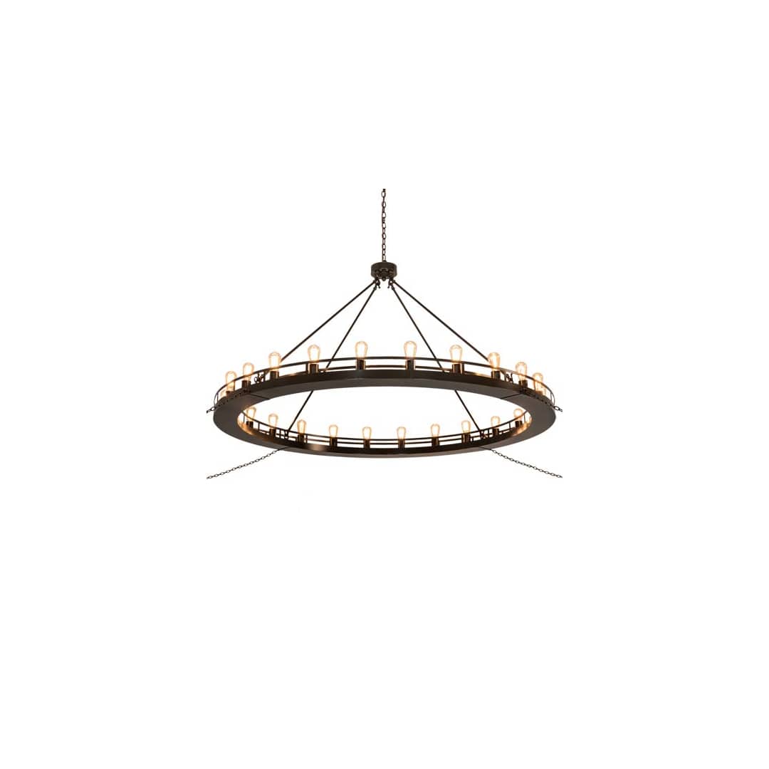 Barbury 24 Light 72" Wide Ring Chandelier