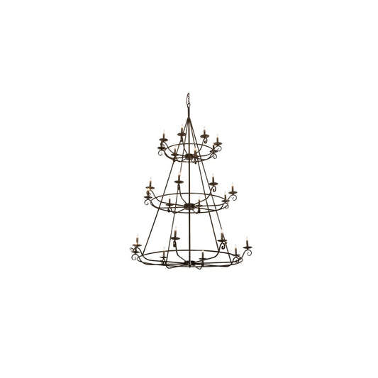 Estrella 24 Light 60" Wide Taper Candle Style Chandelier