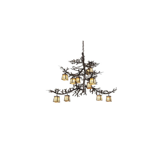 Long Pine Branch 12 Light 37" Wide Chandelier