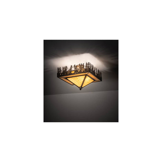 Pine Lake 2 Light 27" Wide Semi-Flush Ceiling Fixture