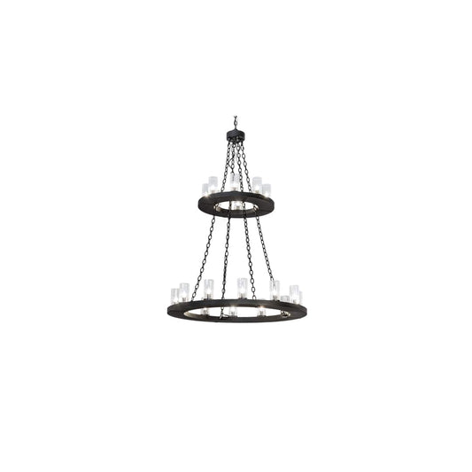 Loxley 20 Light 42" Wide Ring Chandelier