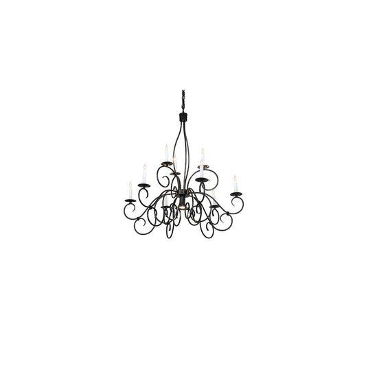 Grace 9 Light 36" Wide Taper Candle Style Chandelier