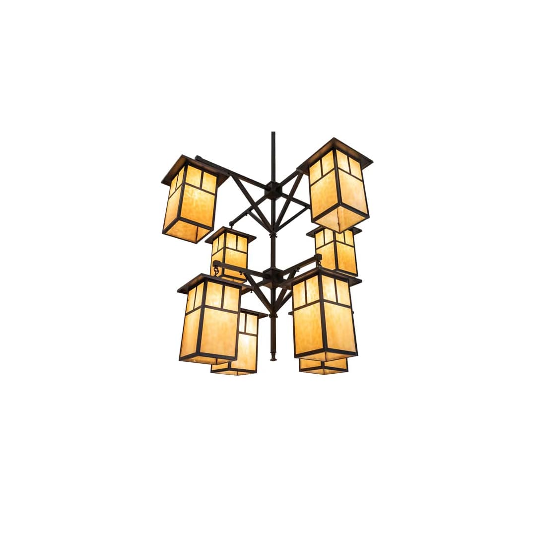 Hyde Park T Mission 8 Light 48" Wide Chandelier