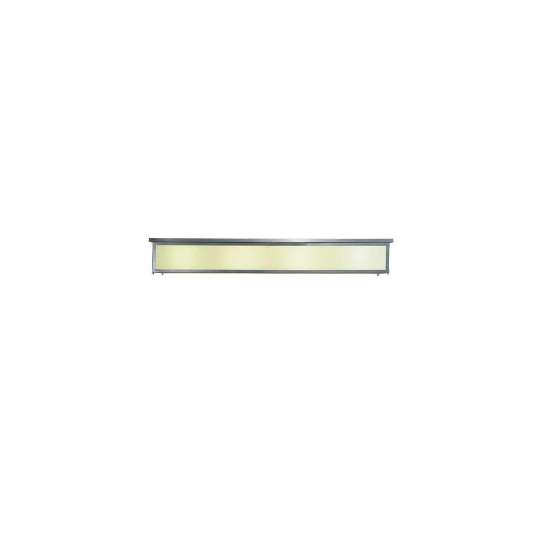 Lumina 8 Light 72" Wide Flush Mount Ceiling Fixture - Sparkle Silver Finish - Medium Bulb Base