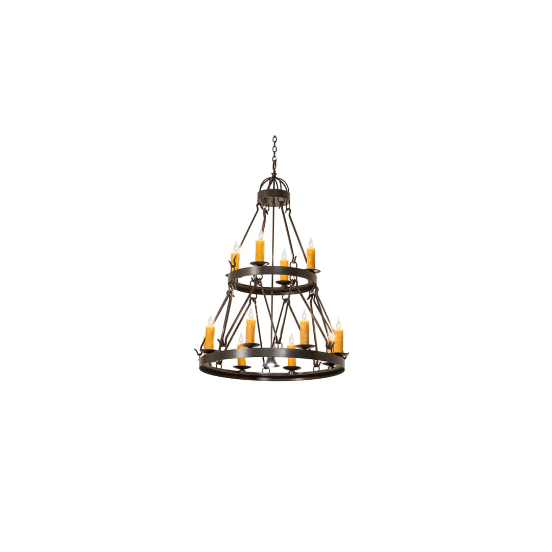 Lakeshore 12 Light 36" Wide Taper Candle Style Chandelier