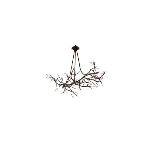 Long Winter Solstice 11 Light 42" Wide Taper Candle Style Chandelier