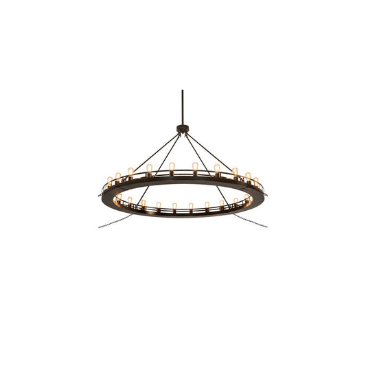 Barbury 24 Light 72" Wide Ring Chandelier