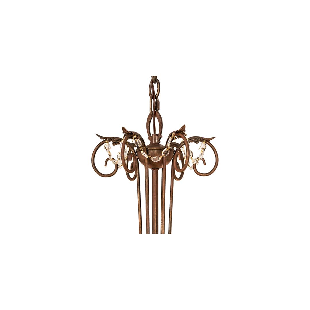 Lindsay 6 Light 26" Wide Crystal Candle Style Chandelier