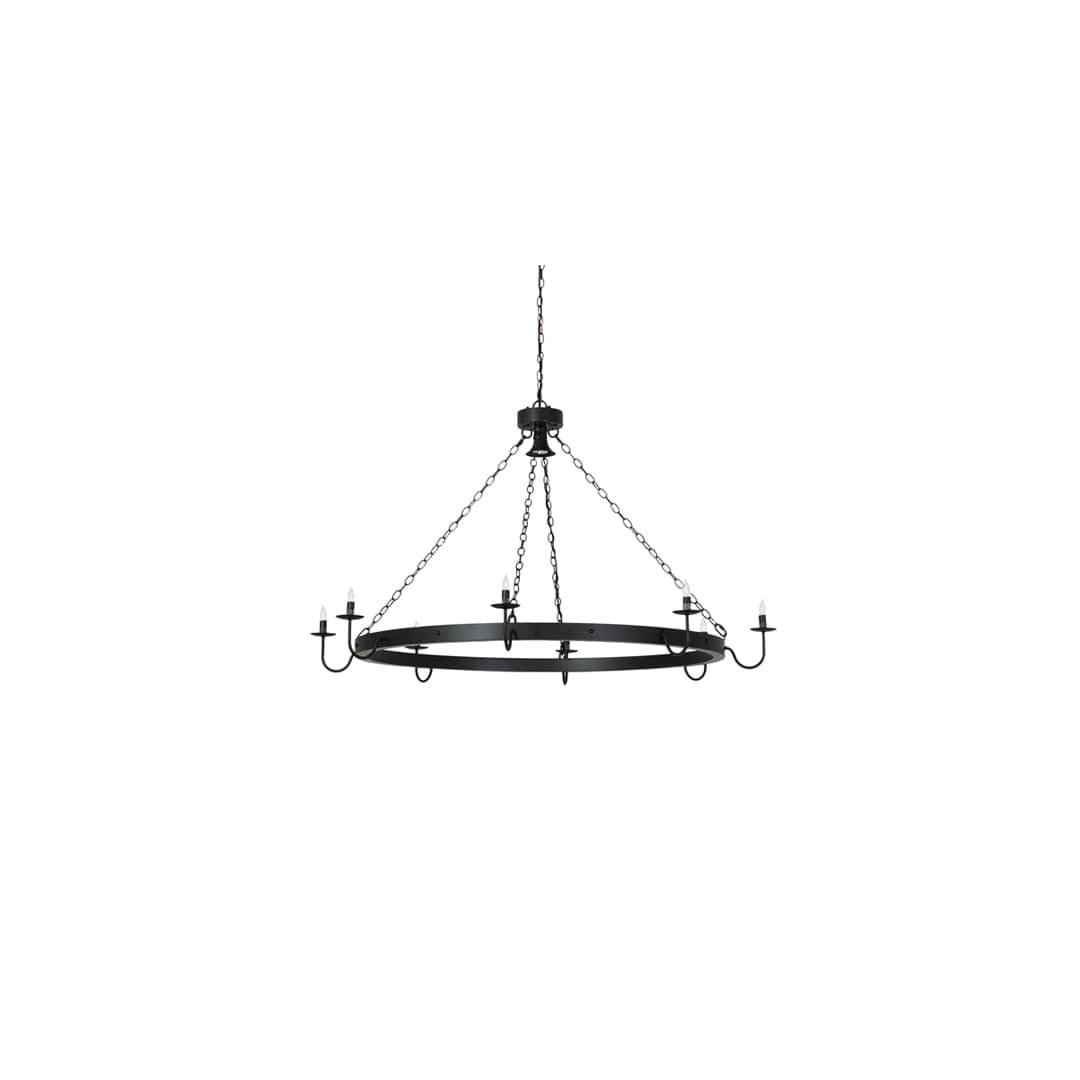 Suffolk 8 Light 60" Wide Taper Candle Ring Chandelier