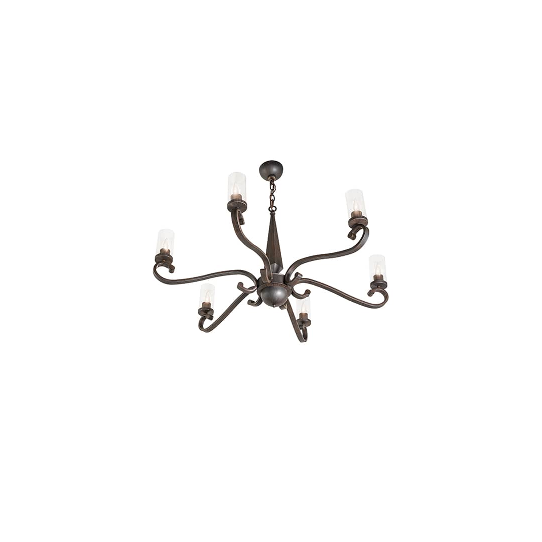 Muirfield 6 Light 42" Wide Chandelier
