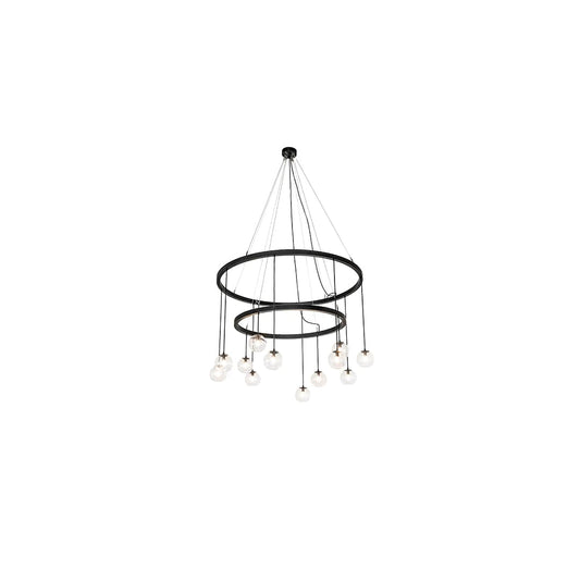 Bola 12 Light 59" Wide Ring Chandelier